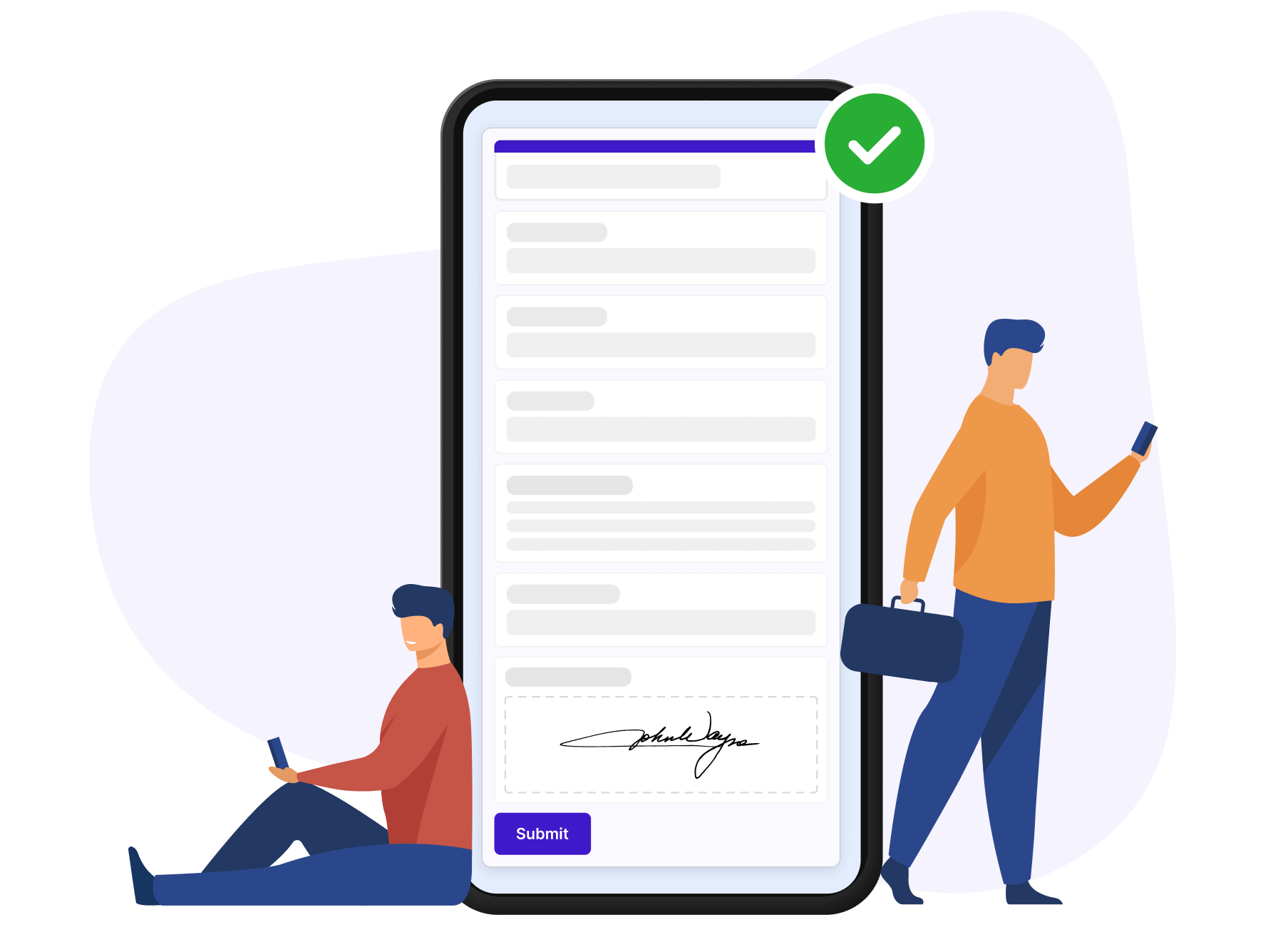 Sign documents anywhere, anytime