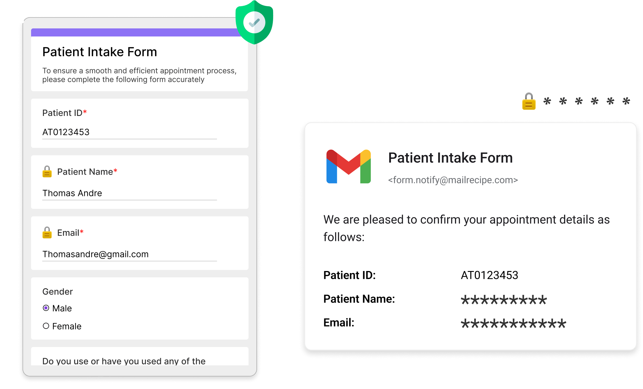 Create HIPAA Form Using Google Forms